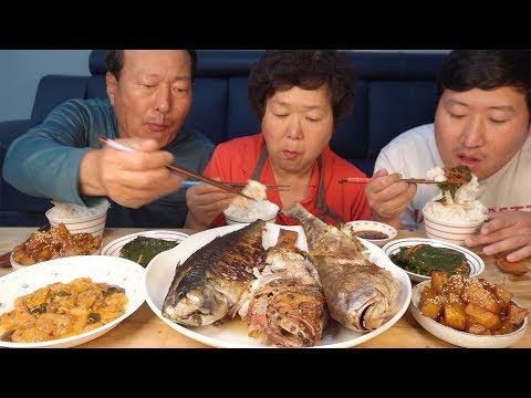 각종 생선 구이에 멍게까지 조기 열기 고등어구이 요리 먹방 Mukbang eating show
