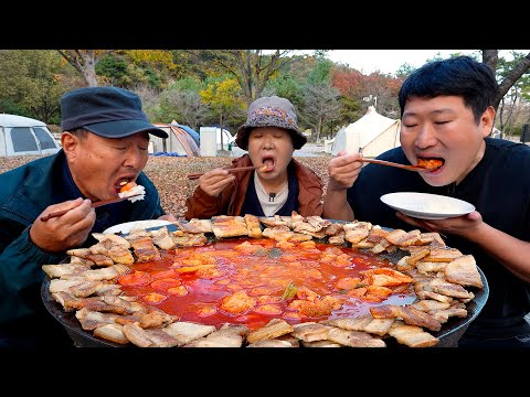신선한 로컬푸드와 자연 가득 캠핑장까지 맛있는 추억 만드는 고령군 Samgyeopsal at the