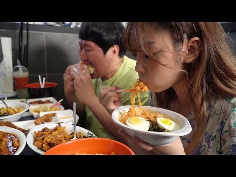엄청 잘먹는 PC방 알바님과 먹방 Mukbang eating show
