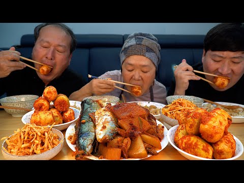 직접 재배한 무로 만드는 각종 무 요리 무밥 고등어조림 무김치 무생채 Radish dishes 요리 먹방