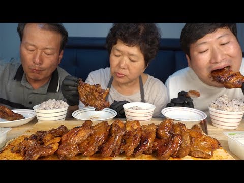 구독자분이 보내주신 자메이카 통다리 Huge chicken leg 먹방 Mukbang eating show