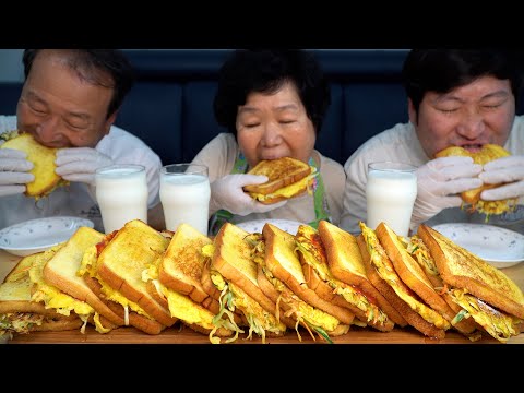 집에서 직접 만드는 길거리 토스트 Homemade Korean style toast 요리 먹방