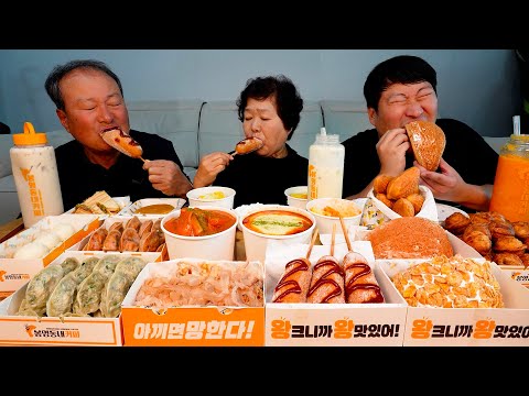 핫도그부터 타코야끼 커피 디저트까지 완벽하게 채우는 한 끼 봉명동내커피로 푸짐한 먹방 Mukbang