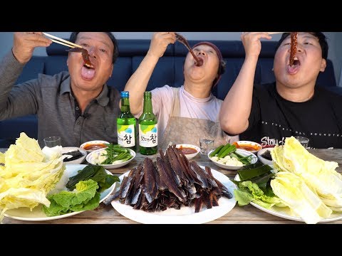 포항의 대표 특산물 술안주로 안성 맞춤인 과메기 Gwamegi a specialty of Pohang 요리