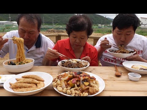 짜장면 짬뽕 탕수육 군만두 Jjajangmyeon Jjambbong Tangsuyuk Fried