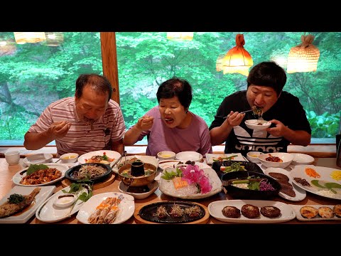 어버이날엔 부모님께서 좋아하시는 한정식 코스 한 상 Korean Table d hote restaurant