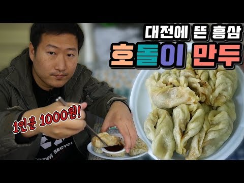 1인분에 1 000원이요 40년 넘은 대전의 호돌이 만두 먹방 Mukbang eating show