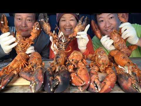 크기도 크고 맛도 좋은 대형 랍스타 Lobster 요리 먹방 Mukbang eating show