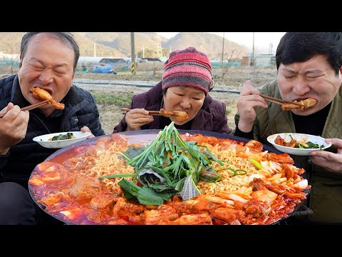 물닭갈비 이건 닭갈비 닭볶음탕 Stir fried chicken 요리 먹방 Mukbang eating