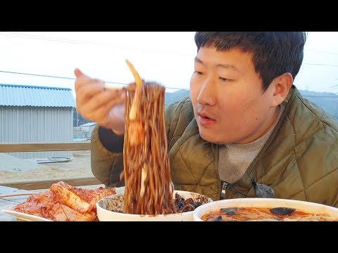 배달 번호를 누르게 만드는 간짜장 짬뽕 곱배기 먹방 Jjajangmyeon Jjamppong 요리 먹방