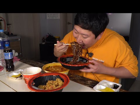 야밤에 후루룩 부모님 몰래 중국집 시켜 먹방 요리 먹방 Mukbang eating show