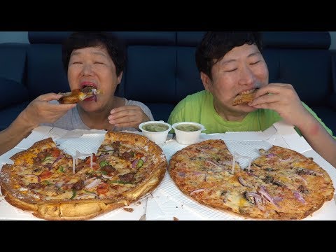 어머니가 좋아하시는 피자 먹방 시간 Mother s favorite food pizza 요리 먹방