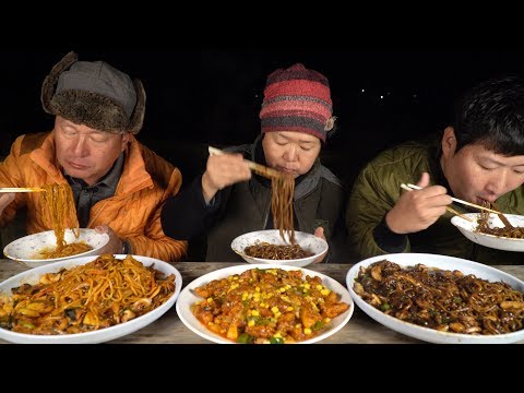 해물삼선 쟁반짜장과 짬뽕 그리고 깐풍육까지 Seafood Jjajang jjamppong kkanpung