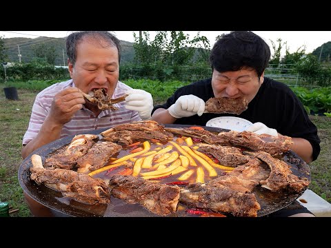 흥삼이가 갈비찜을 햄지의 대왕 소갈비찜 먹방 Hamzy s Big Braised Beef short