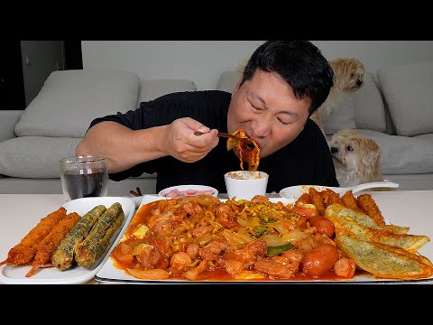 바닥까지 싹싹 긁어 먹게 만드는 두찜의 불닭로제찜닭 입맛 당기는 맛있는 매운 맛 Buldak Rose