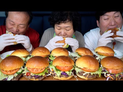 수제 햄버거 속이 꽉찬 수제 햄버거 직접 만들기 Handmade hamburgers 요리 먹방