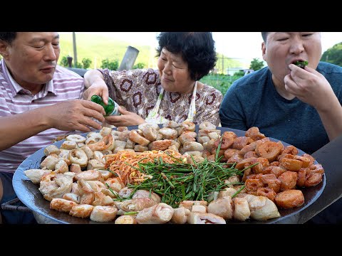봉이막창 초벌된 캠핑용 막창을 숯불에 한 번 더 구워 소주 한 잔 Grilled Spicy Pork