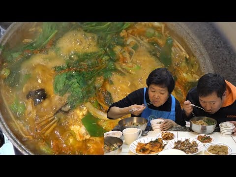 아귀탕 Monkfish soup 까지 요리잘하시는 어머님의 집밥 먹방 Mukbang eating show