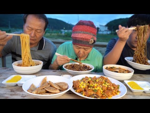 휴일엔 역시 중국집 먹방 짜장면 짬뽕 깐풍기 jajangmyeon jjamppong kkanpunggi