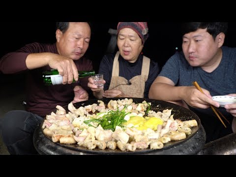 저렴하지만 속이 꽉찬 소 곱창 모듬구이 곱창 막창 대창 특양 Beef intestines 요리 먹방
