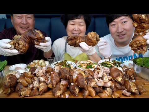 한 입에 쏙 부드럽고 쫄깃한 가마솥 미니 족발 Mini Jokbal Boiled pig s feet 요리