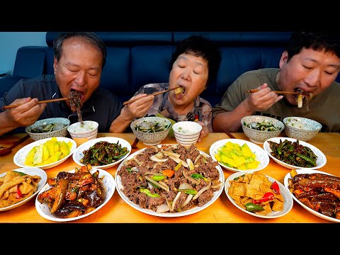 불고기와 시원한 오이냉국으로 간만에 푸짐하게 집밥 먹방 Bulgogi Chilled Cucumber