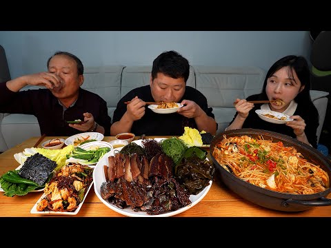 포항 구룡포 과메기와 칼칼한 모리국수 버터구이 과메기 과메기 조림까지 푸짐하게 한 상 Gwamegi