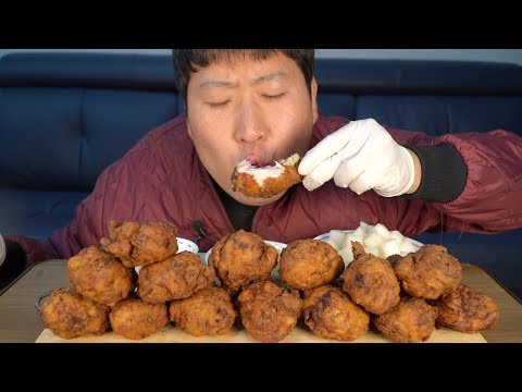 바삭바삭 리얼 오리지날 후라이드 가마솥 치킨 Real fried chicken 요리 먹방 Mukbang