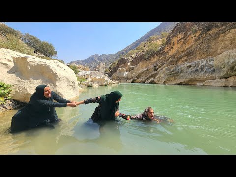 Tough Roads Beautiful Skills Tribal Women Catching Fish