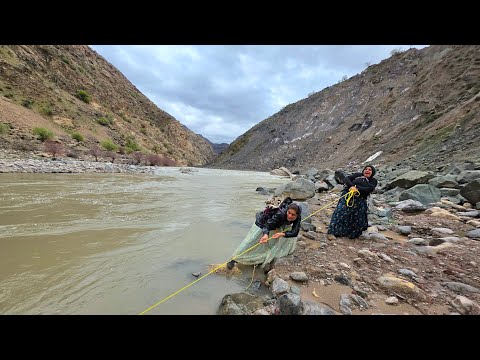 Fishing in a Rushing River with Soghra and Zeinab Real