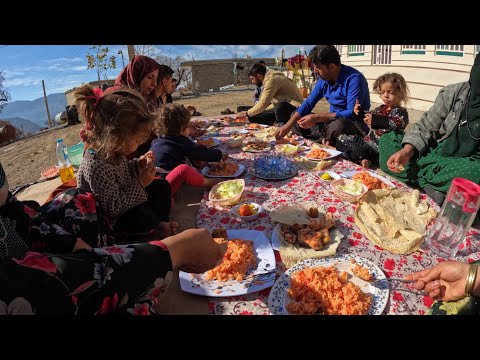 Cooking rural food lunch Barbecue and chicken