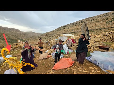 A Hard Night in the Mountains Strong Winds and Heavy Rain