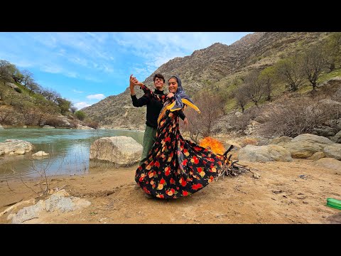 We Tried Fishing in a Dangerous Rushing River Mehran Zeinab