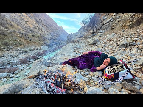 Alone in the Zagros Nomadic Woman Crossing Dangerous Paths