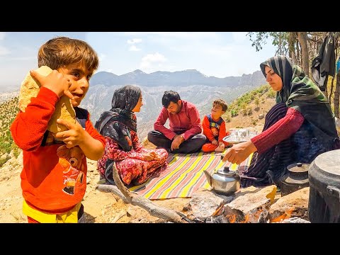 A routine day in the mountains with my village family