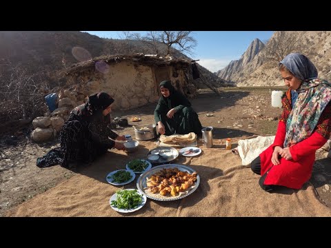 Nomad and Village life Bringing water from the Spring