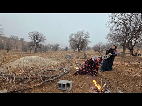 The Hardest Job Nomadic Women Do in Freezing Winter You Won