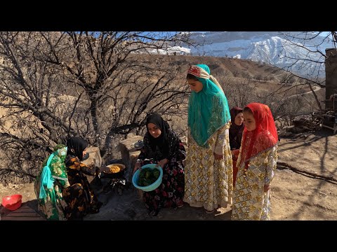 Cooking stuffed dolmeh lunch Village Life 2023