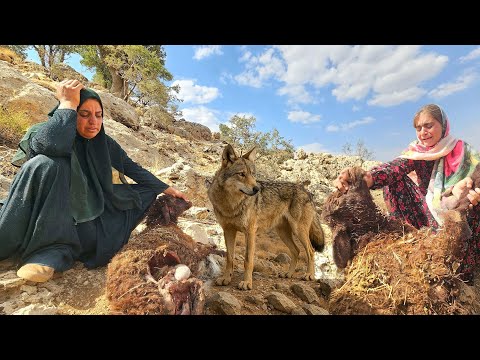 Wolf Attack on Sheep Heartbreaking Moment for Nomad Family