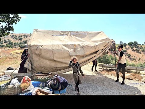 Nomadic Life Moving the Tent Connecting Electricity