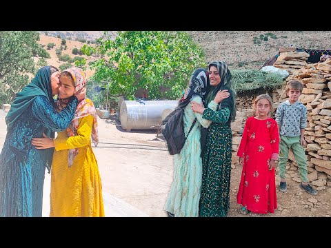 Crossing dangerous mountains to meeting grandparents