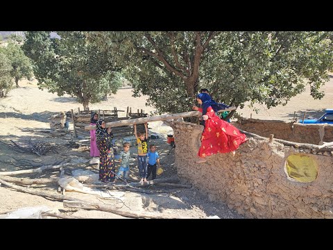 Hut Makeover Traditional Nomad Lunch Preparation ROSTA