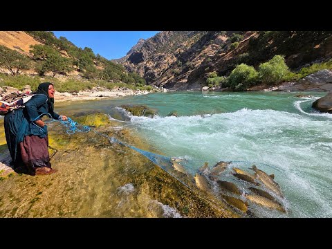 Fishing in a Wild River Selling Our Catch to Buy Birthday