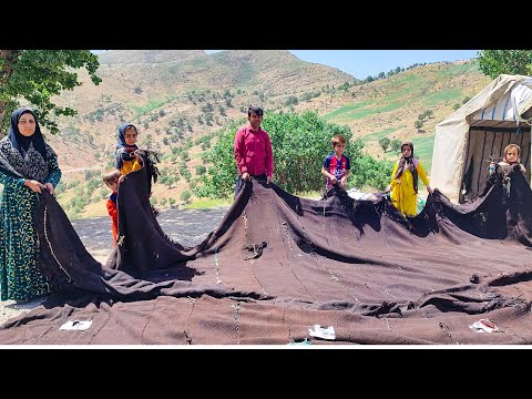 Big nomad family migration for three months