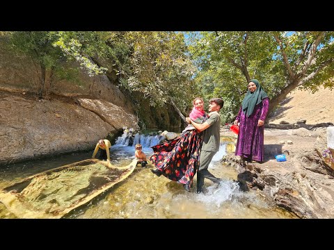 Washing Clothes by the River Authentic Nomad Lifestyle