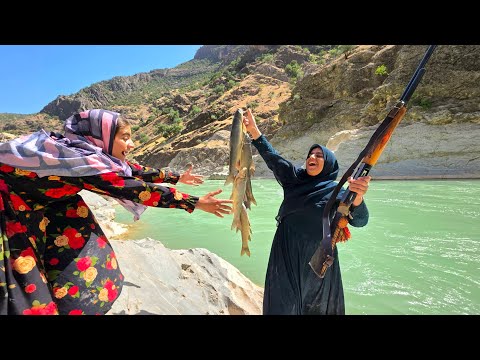 Fishing in a Raging River with a Gun Nomadic Woman Soghra s