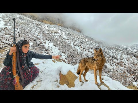 Zeynab s Search for the Lost Sheep on a Snowy Day Among