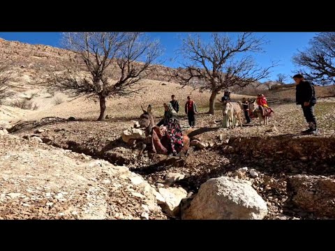 Fertilization of arable land in the mountains by a rural