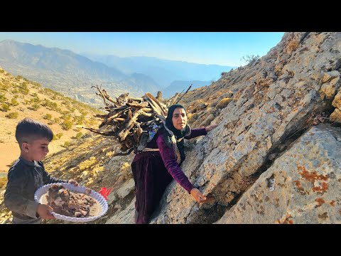 Through Tough Trails for Firewood Frying Fish for the Kids