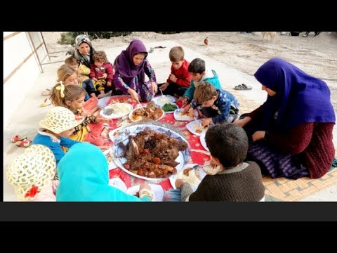 Cooking Iranian food stuffed chicken and rice
